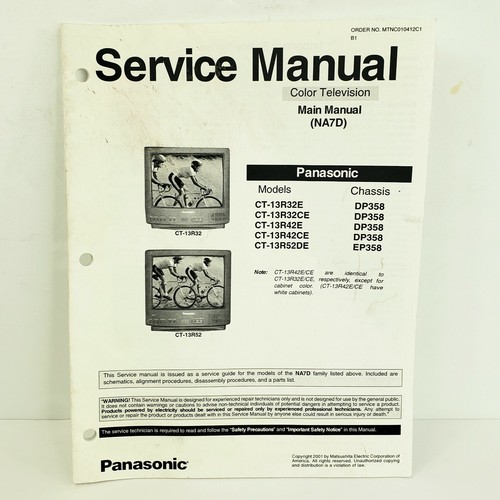 Panasonic service main manual - panasonic,