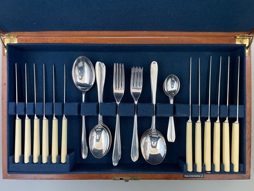 Piece silver plate walker - 44,