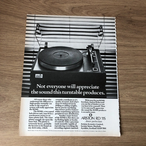 Hifis07 magazine advert - advert, 11x8