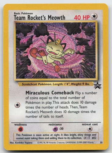 Team rocket meowth 18 - rocket's,