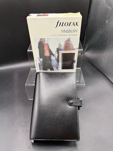 Vintage filofax finsbury black - vintage,