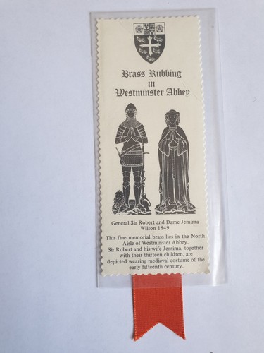 Westminster abbey bookmark - abbey,