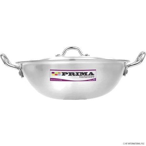 Large aluminium wok stir - large,