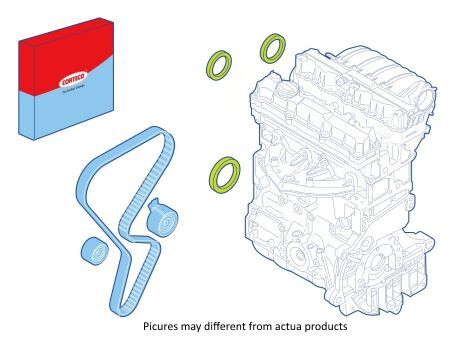 Engine shaft seal set pulley - engine,