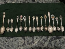 Lot Of 15 Collectors Spoons
