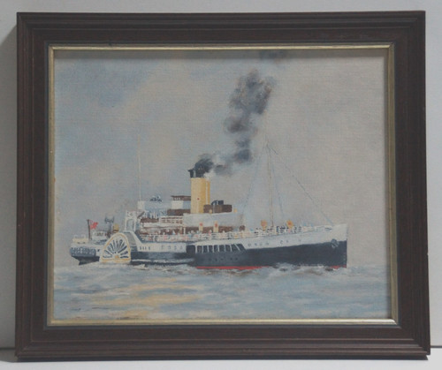 Original framed oil board - oil, on