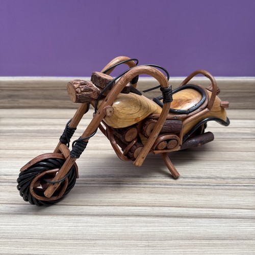 Wooden motorbike vintage - wooden,
