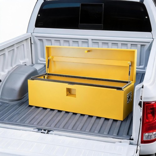 Metal truck bed tool box - bed,
