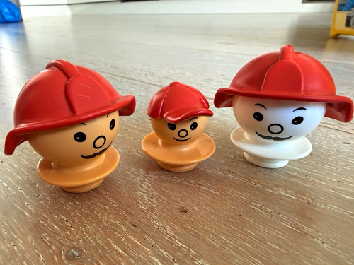 Weebles vintage classic toy - 3x,