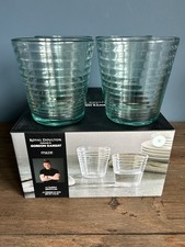 Royal Doulton Gordon Ramsay Maze Blue Tumblers Glasses 340ML  Relaxed Style