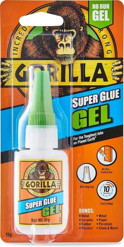 Gorilla super glue gel 15g - gorilla,
