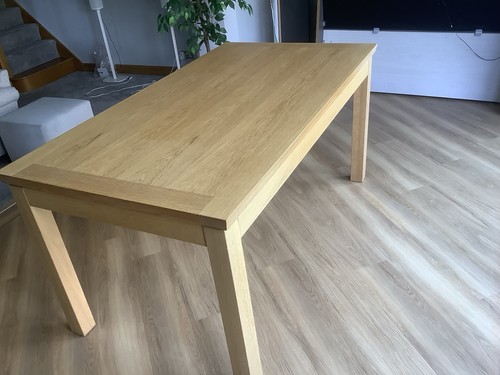 Solid oak wooden extendable - solid,