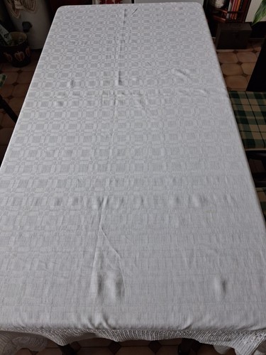 Vintage large white square