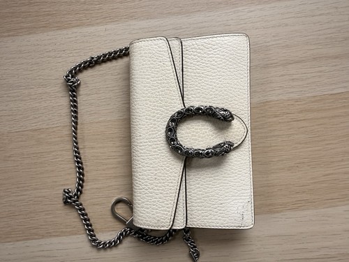 Gucci dionysus white leather - gucci,
