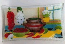 Vintage Fused Art Glass Multi