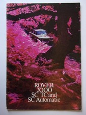 ROVER 2000 SC TC P6 orig 1972