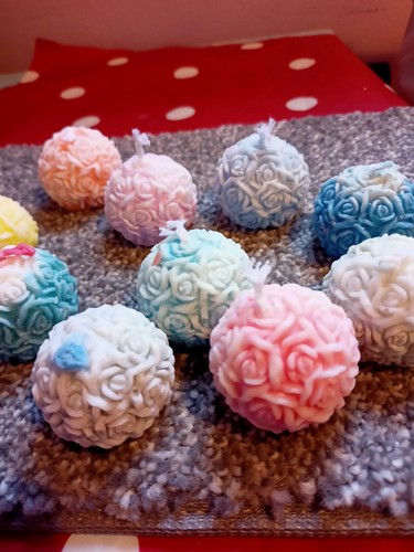 Set round flowers soya - 2,