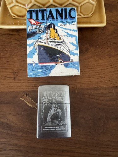 2000 titanic zippo - 2000, lighter