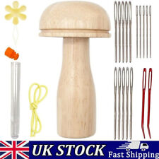 Wooden Darning Mushroom Needle