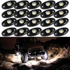 24X White LED Rock Lights