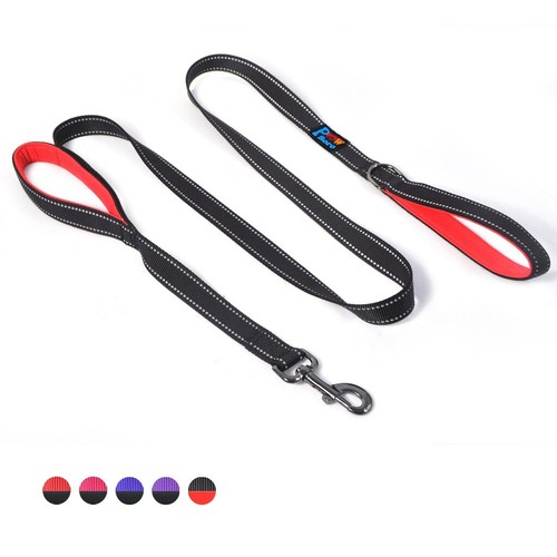 Double handle dog lead 6ft - handle,