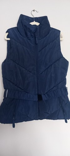 Zara basic navy padded gilet - basic,
