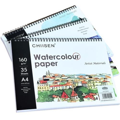Watercolour paper pad spiral - paper,