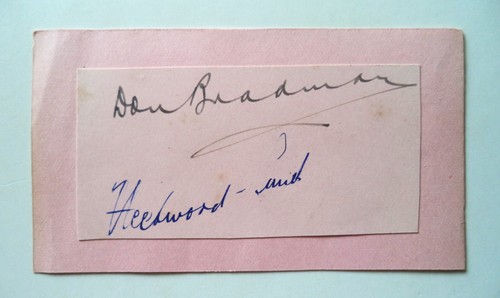 Bradman don les - &,