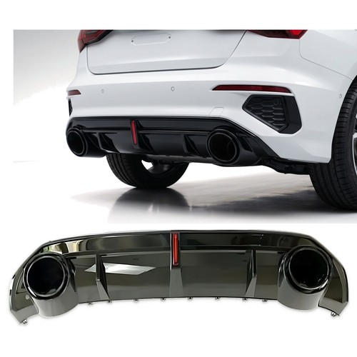 Rear diffuser with led - rear,