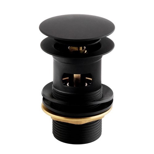 Bristan black round basin - black,