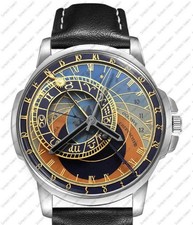 Town Hall Art Prague Czech Republic Unique Unisex Beautiful Wrist Watch UK FAST