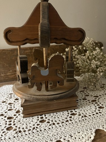 Wooden carved musical - musical, carousel