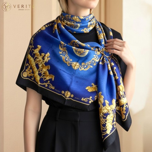 Rare vintage hermes silk scarf - hermes,