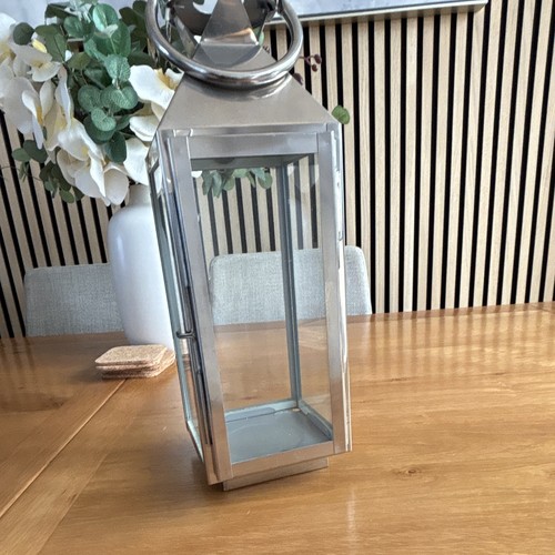 Silver brushed metal single - silver,