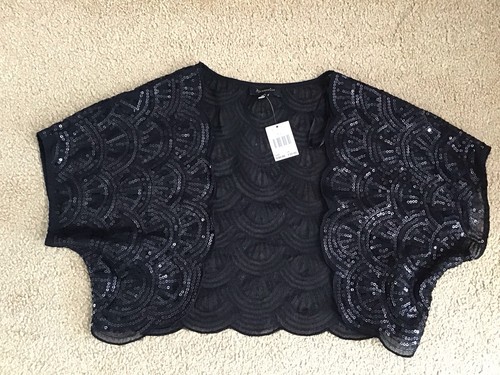 Accessorize sequin shrug bnwt - accessorize,