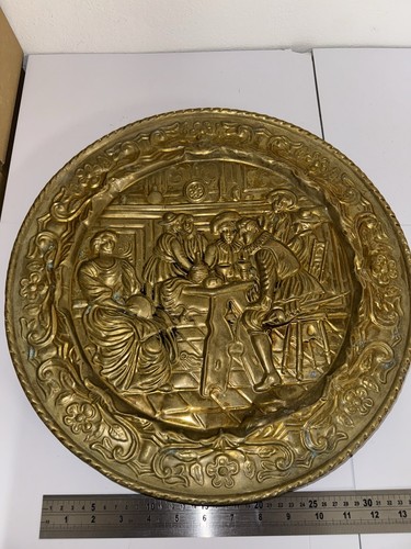 Brass decorative wall - wall, plate