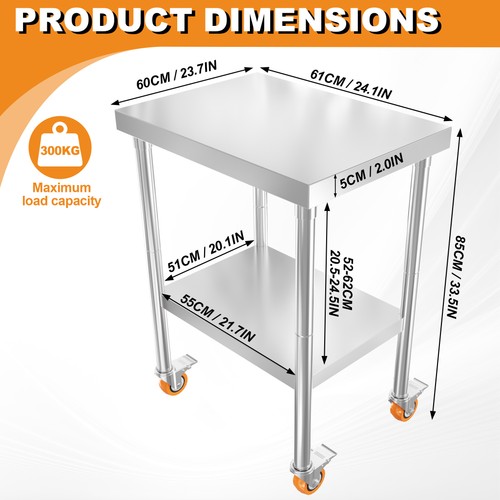 Stainless steel table - steel, kitchen