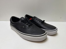 VANS ERA CLASSIC TUMBLE BLACK TRUE WHITE  UK 8 - EX DISPLAY 256