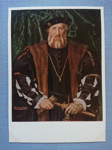 Old postcard hans holbein - old,