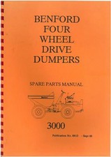 BENFORD 3000 FOUR WHEEL DRIVE DUMPER PARTS MANUAL - ZY4