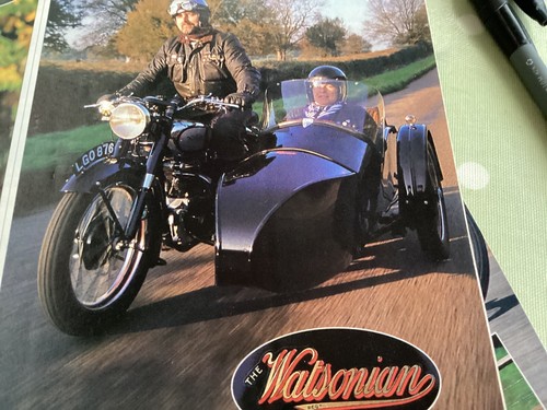 Norton big sidecar watsonian - norton,