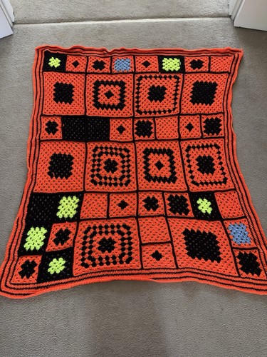 Handmade crochet granny square - crochet,