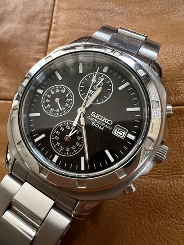 Seiko chronograph quartz watch - seiko,