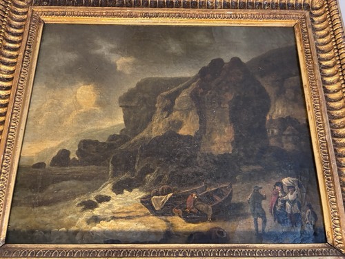 Antique painting george - by,