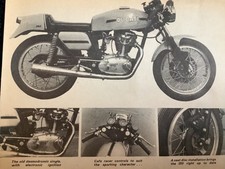 DUCATI 350 DESMO ORIGINAL 1974 ROAD TEST COVERING 3 PAGES