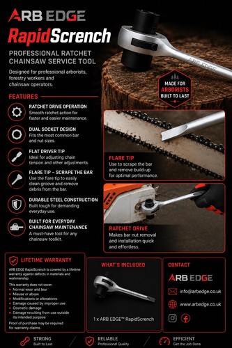 Rapid scrench ratchet chainsaw - rapid,