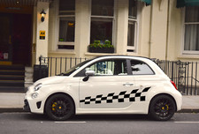 Fiat 500 Abarth Car Side Skirt