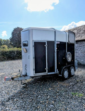 Ifor Williams HB505 Horse Trailer Black 2 Horses 16.2hh Metal Floor Serviced