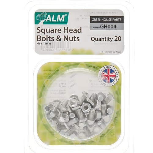 Alm square head - alm, nuts
