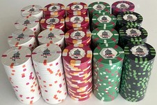(500) TAJ MAHAL CERAMIC POKER